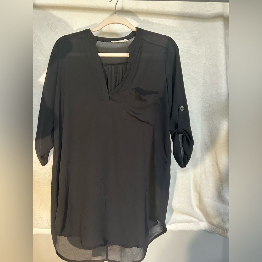 Lush Black Women's Blouse